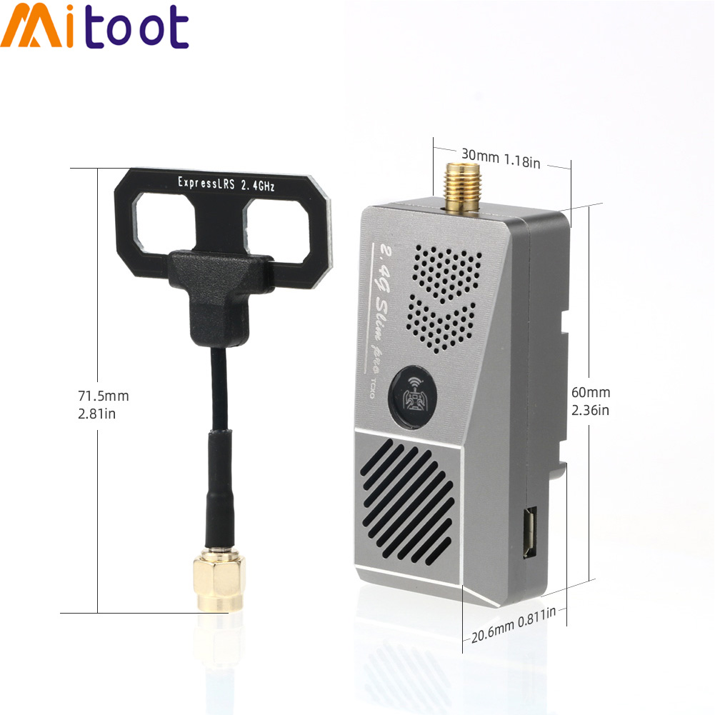 Happymodel Expresslrs Elrs Es24Tx Pro 1000Mw - وحدة إرسال Happymodel 2.4G ExpressLRS ELRS