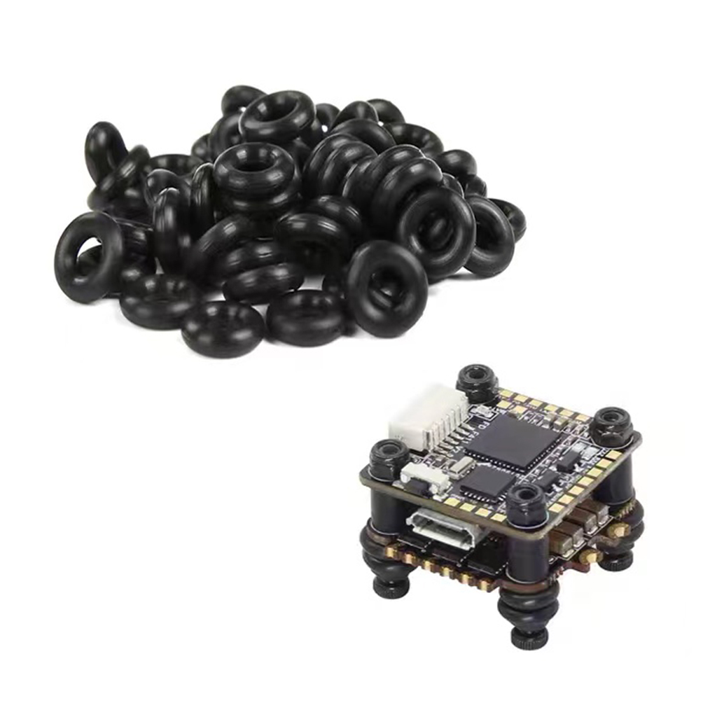 Mateksys Flight Controller F405 Wte - 50 قطعة من حلقات السيليكون المطاطية