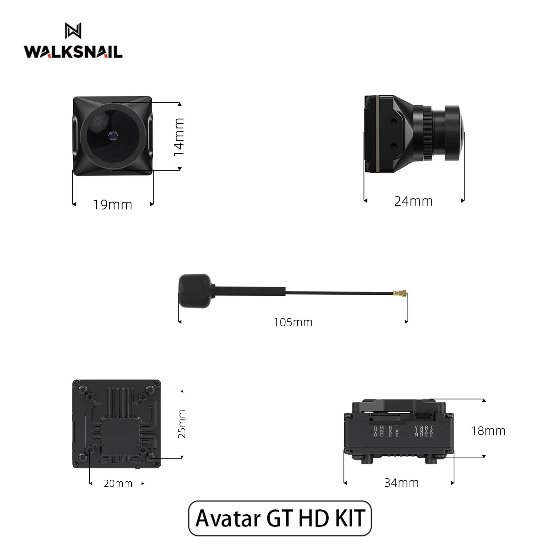 Walksnail Avatar GT HD KIT 2W  - مراجعة Walksnail Avatar Hd Pro Kit وسعره