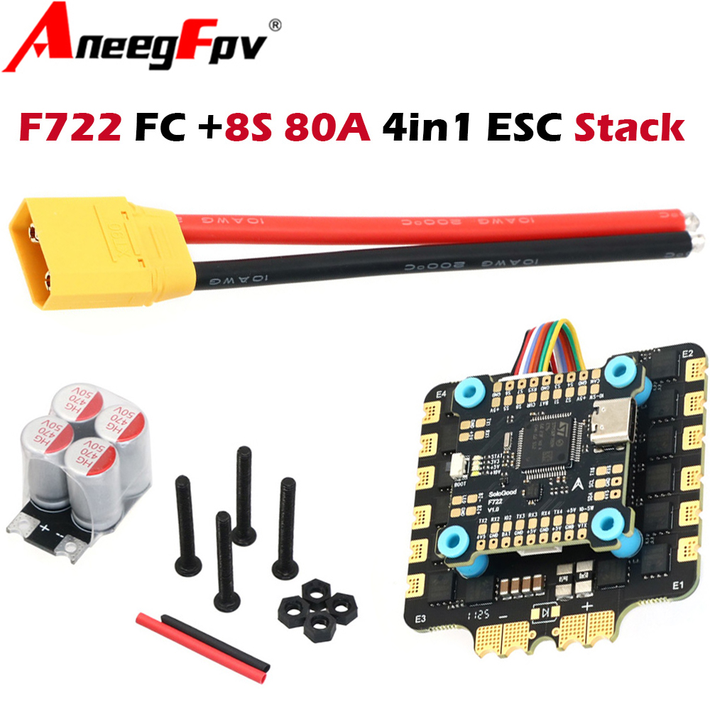 SoloGood F722 F7 6S وحدة تحكم  - مراجعة Speedybee F405 V4 Bls 55A Stack وسعره