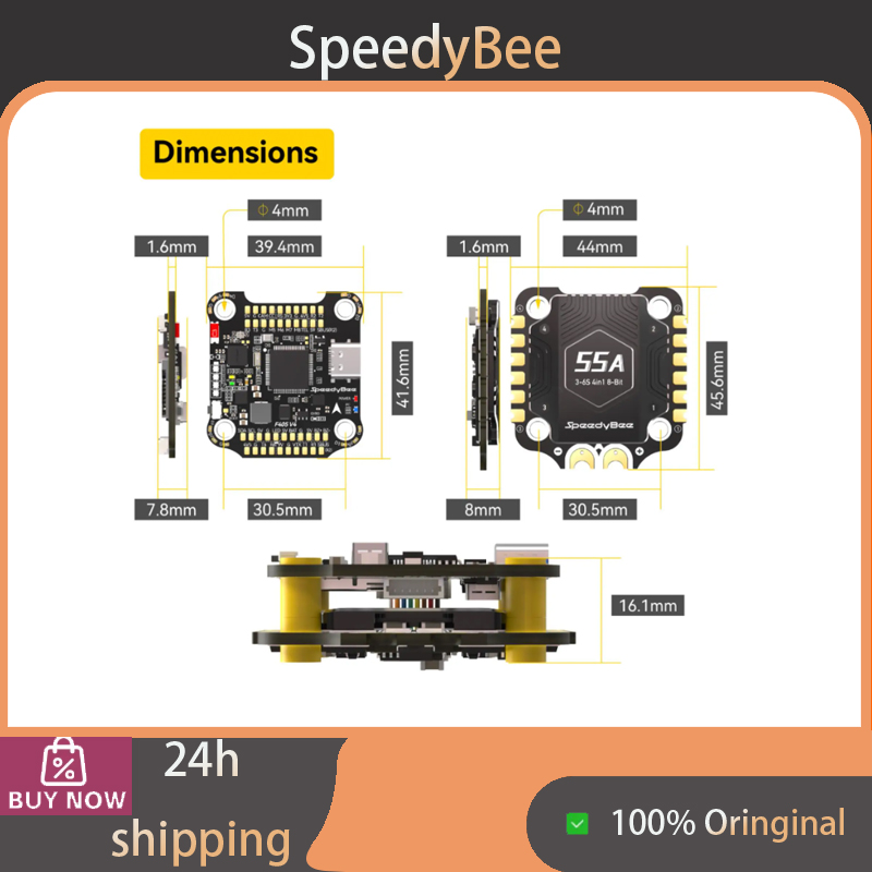 مجموعة SpeedyBee F405 V4 BLS 5 - مراجعة Speedybee F405 V4 Bls 55A Stack وسعره