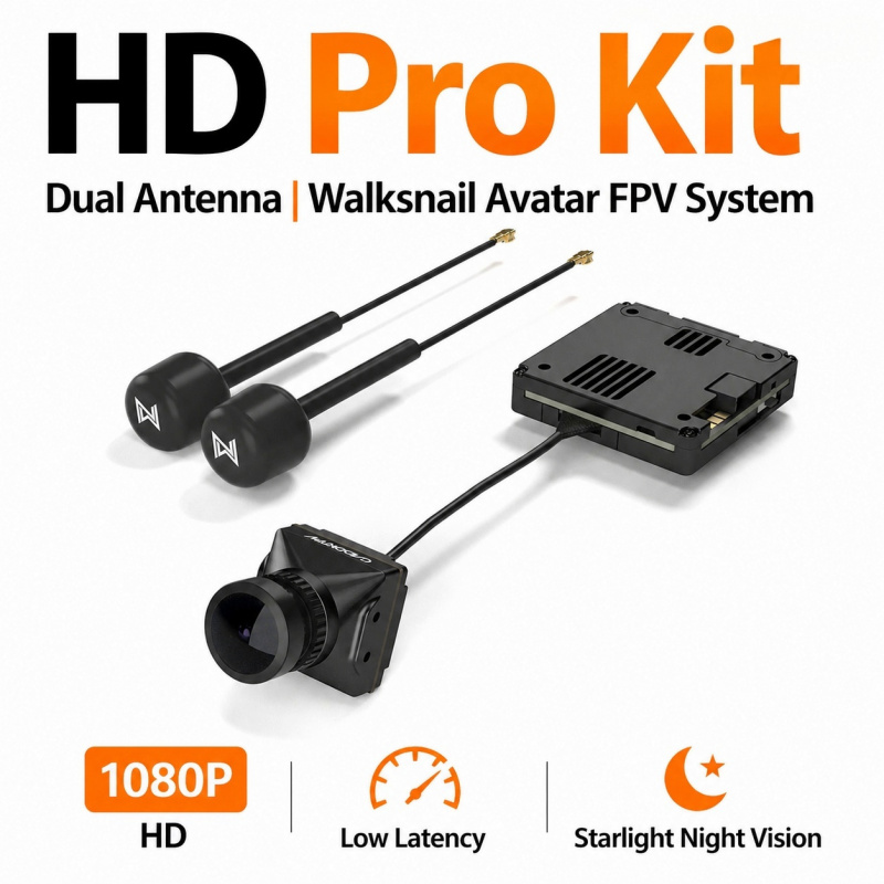 طقم Walksnail Avatar HD Pro مع - مراجعة Walksnail Avatar Hd Pro Kit وسعره