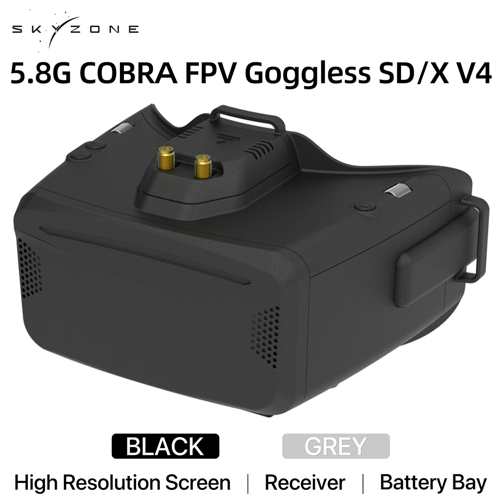 SKYZONE Cobra SD X V4 FPV نظار - مراجعة Skyzone Cobra X V2 Fpv Goggles وسعره
