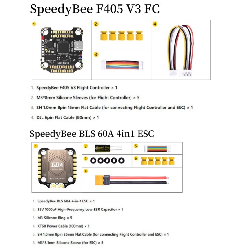 مجموعة SpeedyBee F4 F405 V4 55 - مراجعة Speedybee F405 V4 Bls 55A Stack وسعره