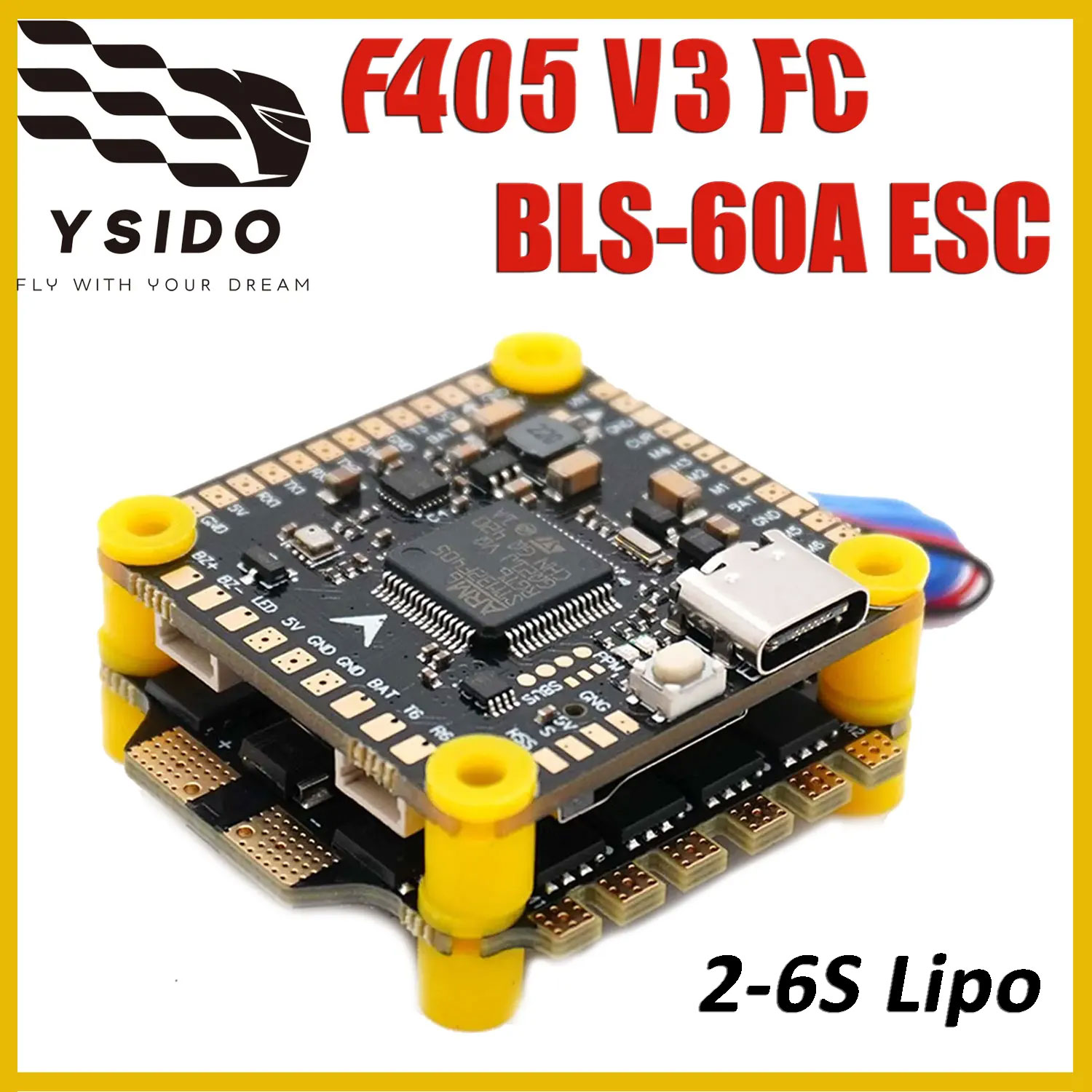 YSIDO F405 V3 التحكم في الطيرا - مراجعة Mateksys Flight Controller F405 Wte وسعره