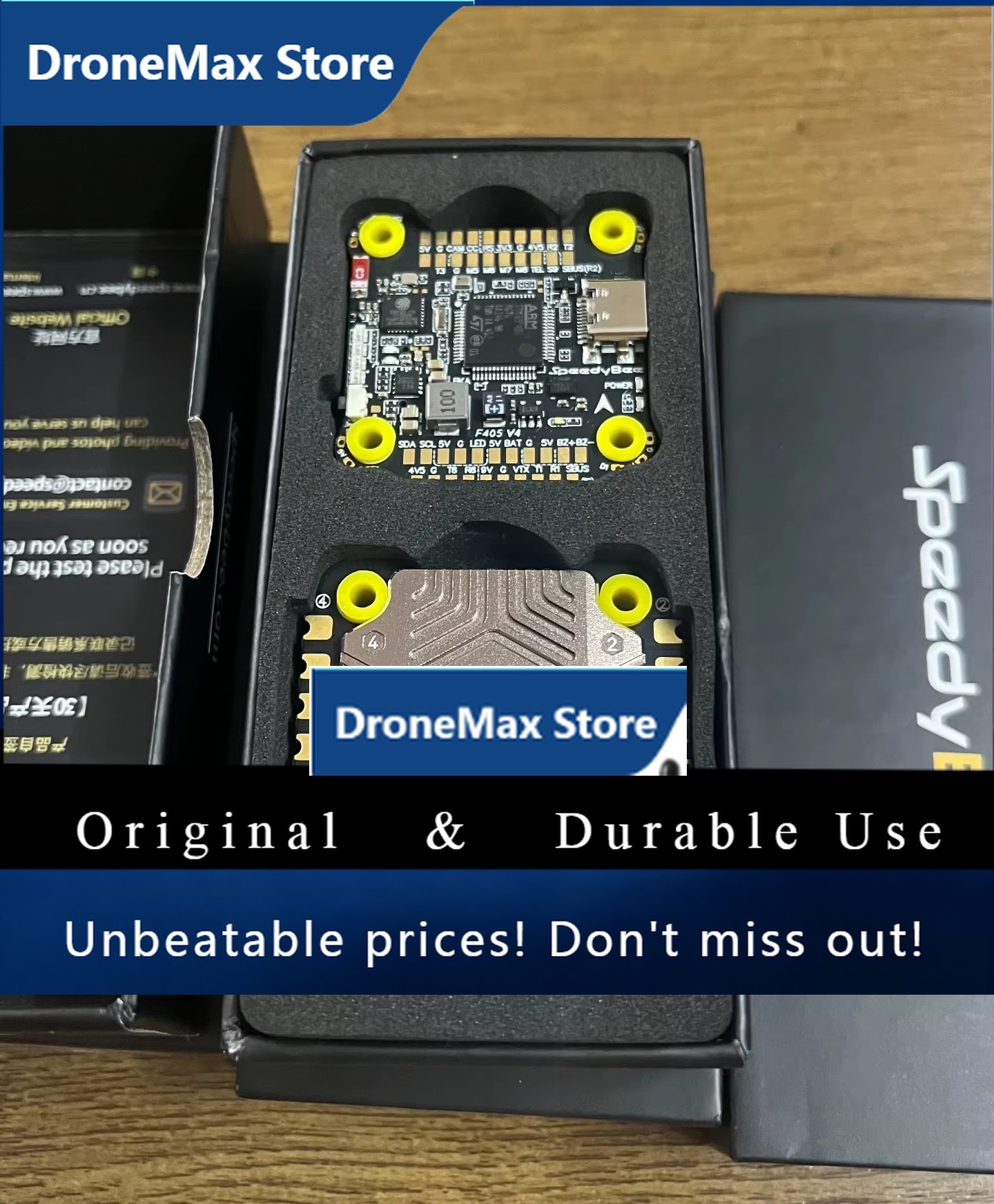 DroMa1pcs/lot جديد Speedybee F - مراجعة Speedybee F405 V4 Bls 55A Stack وسعره